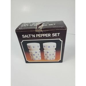 Blue Belle By Concepts Fine Ceramic Salt & Pepper Set Item No. SW655